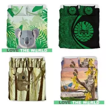 Комплект одеяла, австралийский комплект постельного белья - пододеяльник Koala Australia, наволочка Single 135x200cm