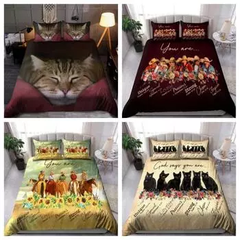 Комплект одеяла Tmarc Tee Cowgirl-Gods Say You Are Постельное белье Декор для спальни Single 135x200cm