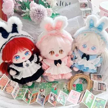 Комплект одежды 20 см плюшевая кукольная юбка бант 20 см хлопковая кукольная одежда хлопковые кукольные style 8