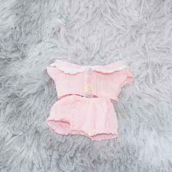 Комплект одежды без атрибутов Одежда для кукол Платье Костюм для ползания для кукол Детский подарок светло-синий