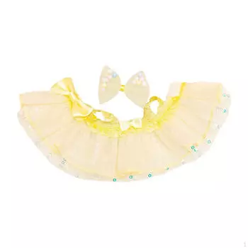 Комплект одежды для 6-дюймовой куклы с аксессуарами для волос для детей розовый