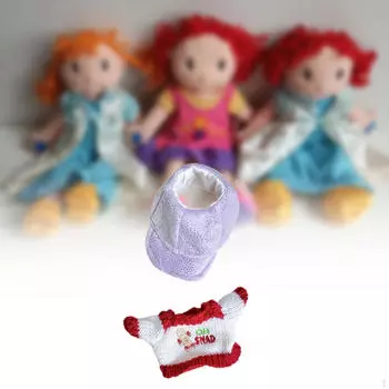 Комплект одежды для девочек-кукол, модная, милая, удобная, съемная, для детей, подвеска