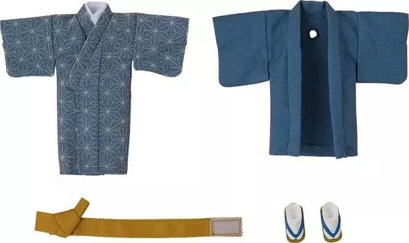 Комплект одежды для куклы Nendoroid Kimono Boy [Темно-синий] тёмно-синий