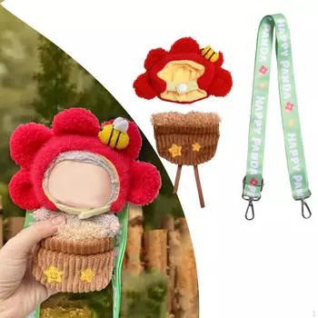 Комплект одежды для кукол 15 см - Модная одежда для плюшевых кукол красный