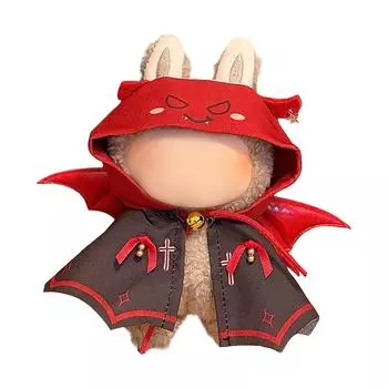 Комплект одежды для кукол 17 см, аксессуары для кукол, топ с сердечками, шарф, шапка, без кукол One Size