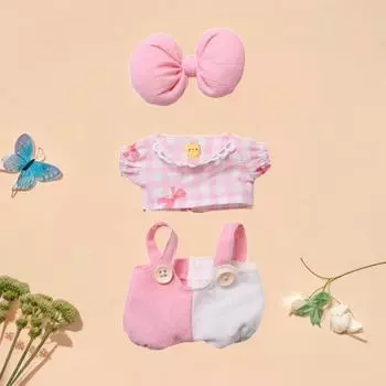 Комплект одежды для кукол с брюками и аксессуарами для девочек pink set