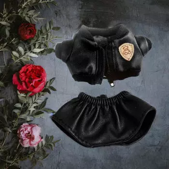 Комплект одежды для кукол своими руками, плюшевые аксессуары для кукол, мультяшный мягкий наряд, одежда для 15 см