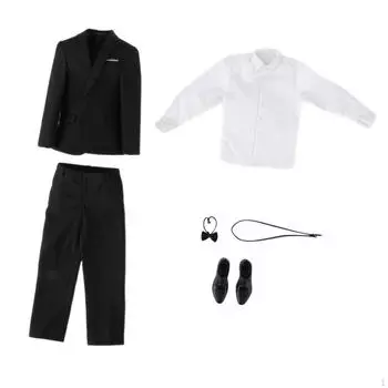 Комплект одежды для мужской куклы 1/6, полный костюм для 12-дюймовых фигурок белый