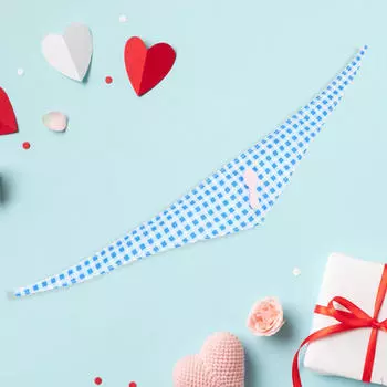 Комплект одежды и нагрудника для кукол-модниц синий