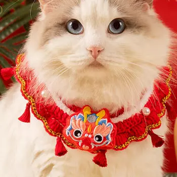 Комплект ошейников для кошек ручной работы для любителей кошачьих модниц M