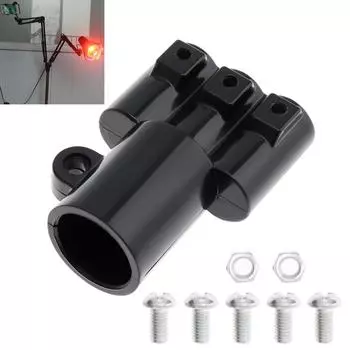 Комплект осветительных аксессуаров Многофункциональный разъем с 3 головками для регулируемого телескопического стержня лампы