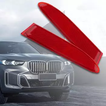 Комплект отражателей заднего бампера, замена 63147217315 63147217316, задний отражатель, стоп-сигнал, совместимый с X3 2011-2017 CHINA