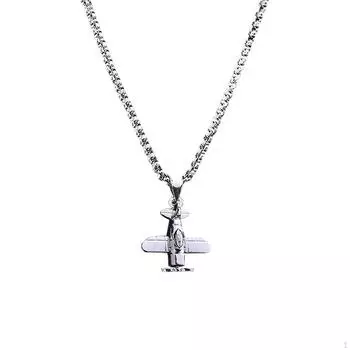 Комплект ожерелий с подвесками в виде самолета для пар 60cm