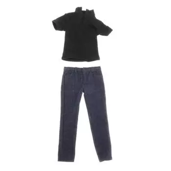 Комплект пальто, брюк и рубашки 1/6 для мужской фигуры ростом 12 дюймов