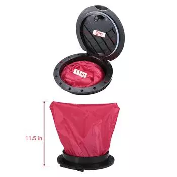 Комплект палубных пластин с 9-дюймовыми отверстиями, люк на палубе с сумкой для кошки для каяка, лодки, рыболовного снаряжения 6 inch