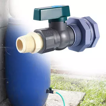 Комплект патрубков дождевой бочки для использования на открытом воздухе 0.75Inch white