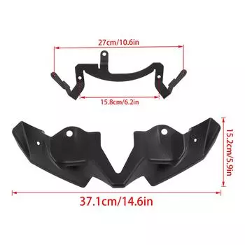 Комплект переднего спойлера Beak Nose Cone для Kawasaki Z900 Z 900 20-UP Sport Downforce Naked Forntal Spoilers Aerodynamic Wing Deflector