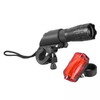 Комплект передних и задних фонарей для велосипеда, водонепроницаемый, высокая яркость, безопасный задний фонарь для велосипеда для ночной езды