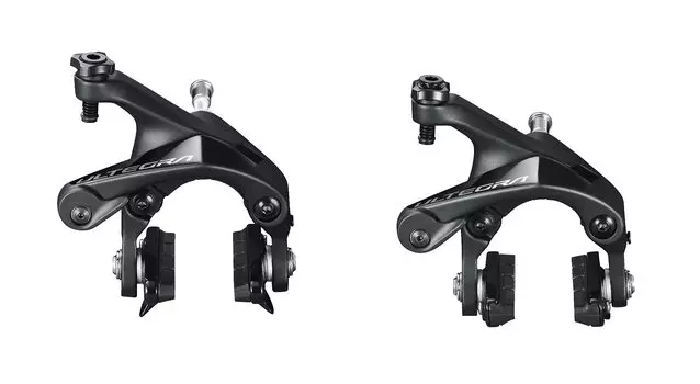 Комплект передних и задних колодок SHIMANO R55C4, средний BR-R8100