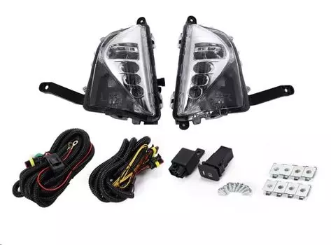 Комплект передних противотуманных фар Toyota Prius 50 series Toyota PRIUS 2015 early ZVW50 ZVW51 ZVW55 левый и правый полный комплект