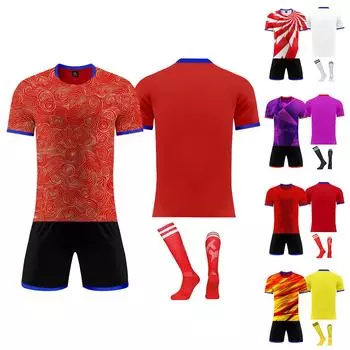 Комплект персонализированных рубашек для мужчин и девочек с именем и номером, футбольные майки на заказ для мальчиков, тренировочный костюм 16 красный