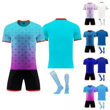 Комплект персонализированных рубашек для мужчин и девочек с именем и номером, футбольные майки на заказ для мальчиков, тренировочный костюм XL фиолетовый