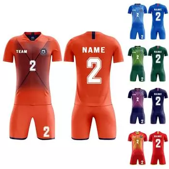 Комплект персонализированных рубашек для мужчин и девочек с именем и номером, футбольные майки на заказ для мальчиков, тренировочный костюм 6XL