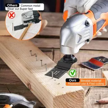 Комплект пильных полотен для многофункциональных инструментов, совместимый с профессиональным осциллирующим инструментом RMT1801M/RMT200