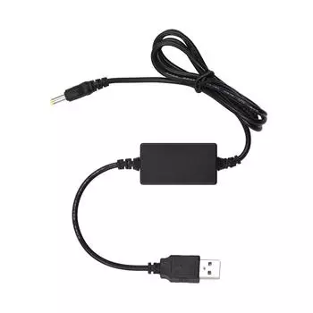 Комплект питания Andoer DMW-DCC8 USB с переходником постоянного тока Имитатор батареи Замена батареи DMW-BLC12 на USB чёрный