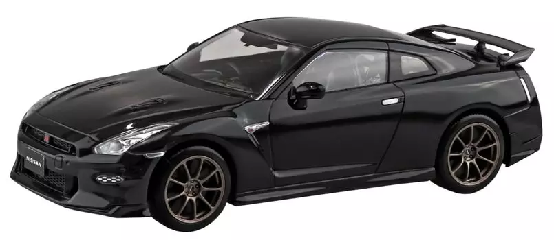 Комплект пластиковых застежек Aoshima Bunka Kyozaisha Raku Nissan R35 NISSAN 2024 Meteor Flake Black Pearl Пластиковая модель 1/32 № 03-MB GT-R (Машина)