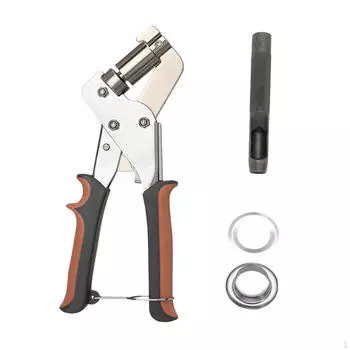 Комплект плоскогубцев для проушин, дырокол, аксессуары для кожевенного дела, инструмент, Silver 50pcs