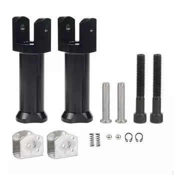 Комплект поддержки подножек пассажира для легкой установки чёрный