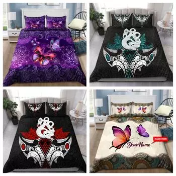 Комплект пододеяльника Tmarc Tee Canada Комплект постельного белья с изображением колибри Домашнее постельное белье Single 135x200cm