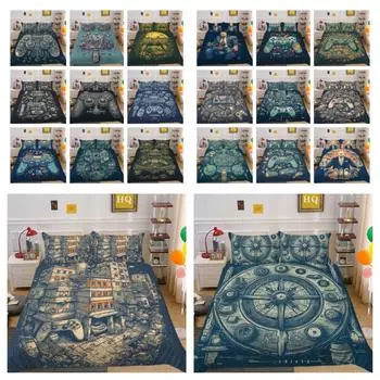 Комплект пододеяльников для игровой консоли, пододеяльник для игр, крутой дизайн, покрывала, комплект постельного белья королевского размера, детское мягкое постельное белье UK Single 135x200cm