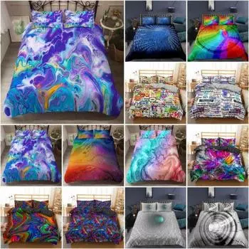 Комплект пододеяльников Doona, красочные наволочки, односпальные двуспальные кровати размера «queen-size» Single 135x200cm