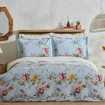 Комплект пододеяльников Karaca Home Jolie из 100 % хлопка, синий