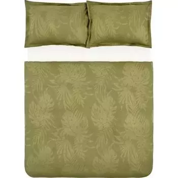 Комплект пододеяльников Karaca Home Robin Double Trio цвета хаки