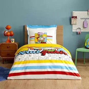 Комплект пододеяльников Karaca Home x Kral akir Best Friends Single