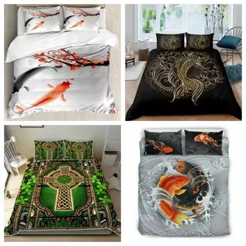 Комплект пододеяльников Комплект пододеяльников Футболка Tmarc Комплект постельного белья в стиле ирландского Святого Патрика Single 135x200cm