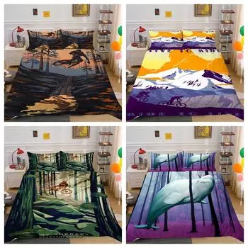 Комплект пододеяльников, комплект пододеяльников, наволочка для занятий спортом на открытом воздухе, домашний комплект постельного белья, комплект постельного белья, чехол Single 135x200cm