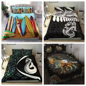 Комплект пододеяльников с 3D принтом по всей поверхности, такса, комплект постельного белья Weiner, наволочка Single 135x200cm