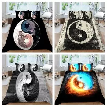 Комплект пододеяльников с 3D принтом сплетен, комплект постельного белья, чехол из микрофибры, детский чехол для кровати королевского размера UK Single 135x200cm