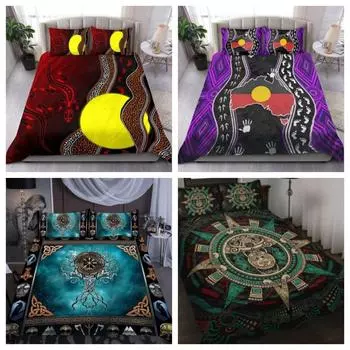 Комплект пододеяльников с бабочкой и фиолетовой галактикой, комплект постельного белья с 3D полным принтом для дома Single 135x200cm
