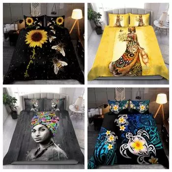 Комплект пододеяльников Tmarc Tee Angels Among Us Комплект постельного белья с принтом бабочек Наволочка Single 135x200cm