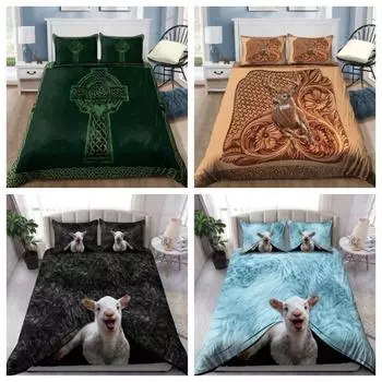 Комплект пододеяльников Tmarc Tee Flamingo Mandala D Комплект постельного белья Декор для спальни Single 135x200cm