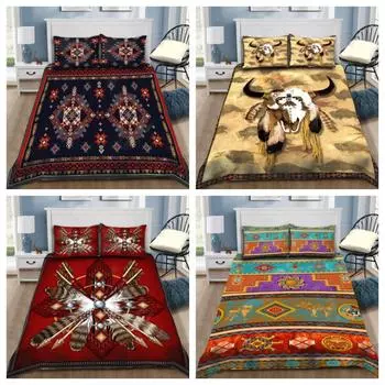 Комплект пододеяльников Tmarc Tee Комплекты постельного белья коренных американцев Наволочка Single 135x200cm