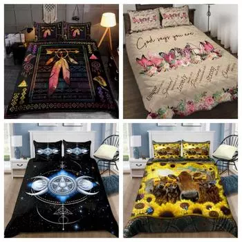 Комплект пододеяльников Tmarc Tee с индивидуальным именем, чехол для постельного белья с изображением короля и королевы с черепом Single 135x200cm