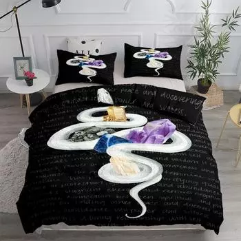 Комплект пододеяльников Watercolor Crystal Art King Queen Double Full Twin Single Size Комплект постельного белья 150x200cm