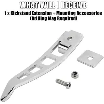 Комплект подставки для мотоцикла, хромированная черная подставка для Harley Dyna 1993-2017