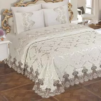 Комплект покрывала/покрывала Dowry Dubai Кремовый